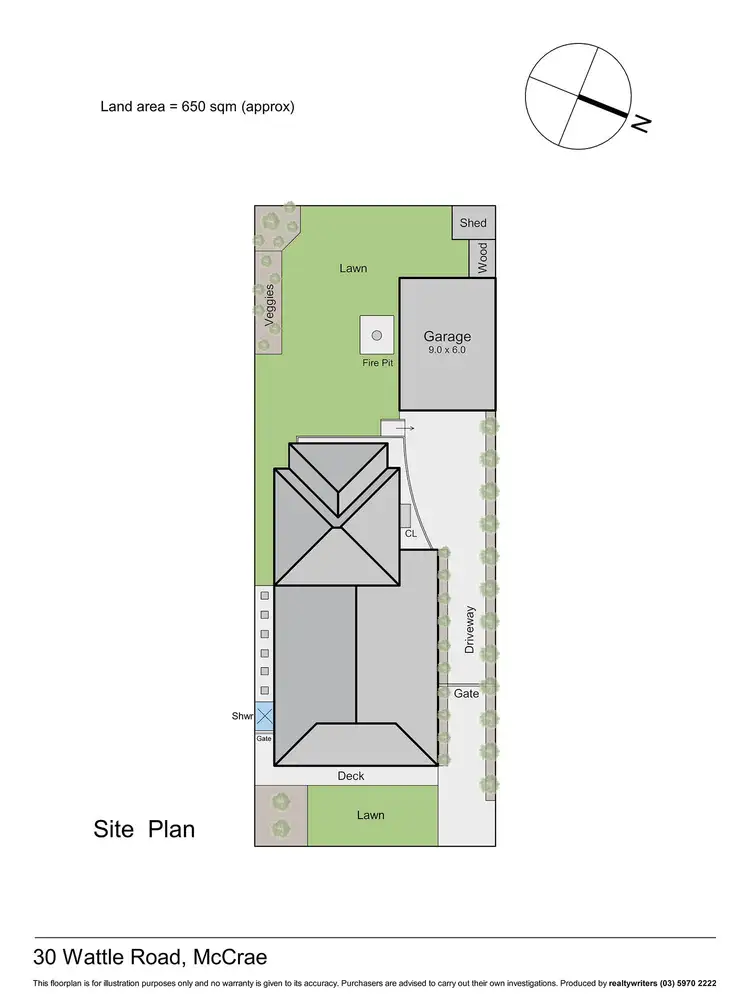 Floorplan of Homely house listing, 30 Wattle Road, Mccrae VIC 3938