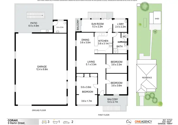 Floorplan of Homely house listing, 9 Martin Street, Coraki NSW 2471