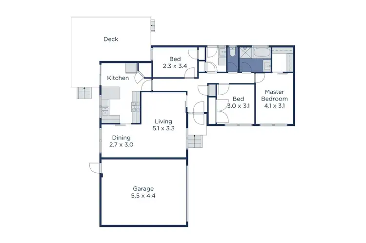 Floorplan of Homely unit listing, 3/7 Glen Ebor Avenue, Blackburn VIC 3130