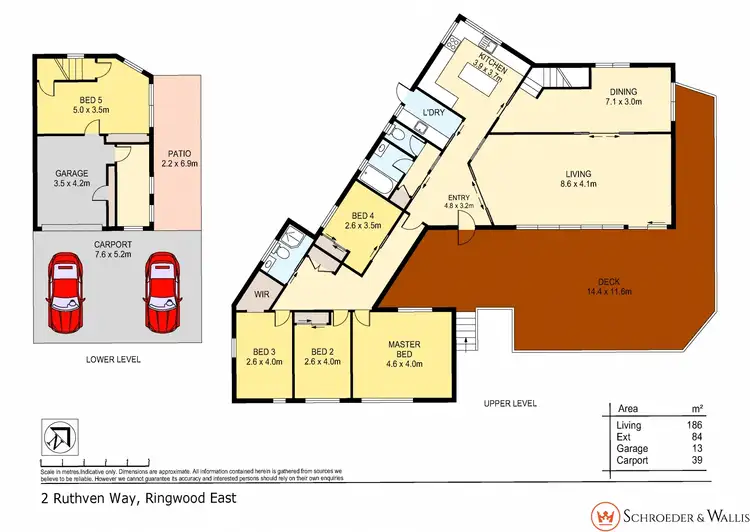 Floorplan of Homely house listing, 2 Ruthven Way, Ringwood East VIC 3135