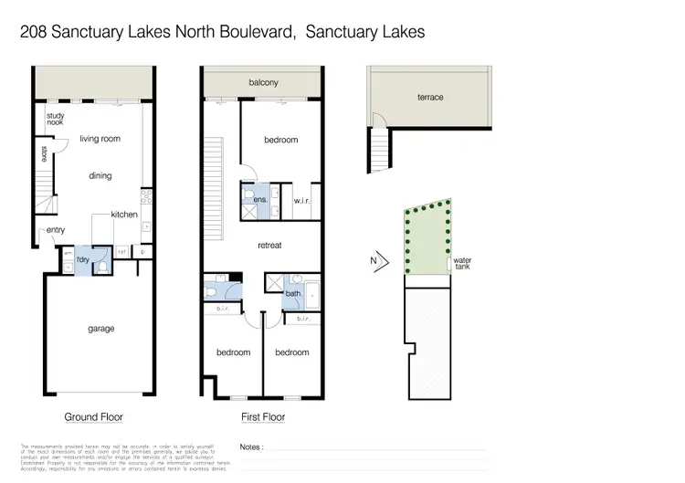Floorplan of Homely house listing, 208 Sanctuary Lakes North Boulevard, Sanctuary Lakes VIC 3030