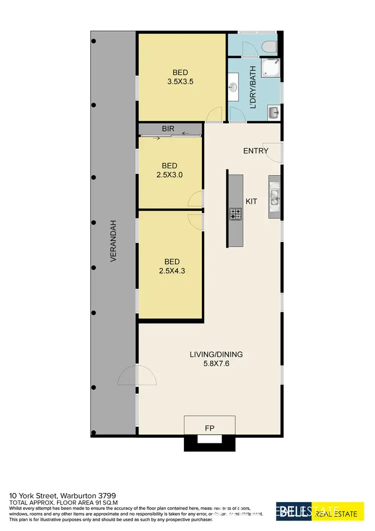 Floorplan of Homely house listing, 10 York Street, Warburton VIC 3799