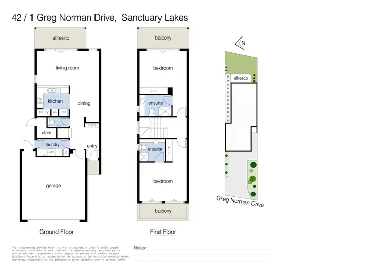 Floorplan of Homely house listing, 42/1 Greg Norman Drive, Sanctuary Lakes VIC 3030