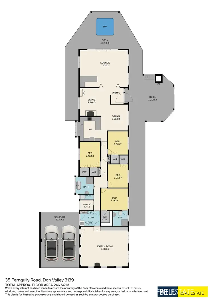Floorplan of Homely house listing, 35 Ferngully Road, Don Valley VIC 3139