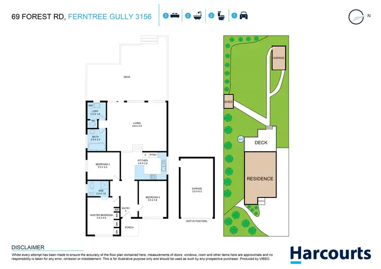 Floorplan of Homely house listing, 69 Forest Road, Ferntree Gully VIC 3156