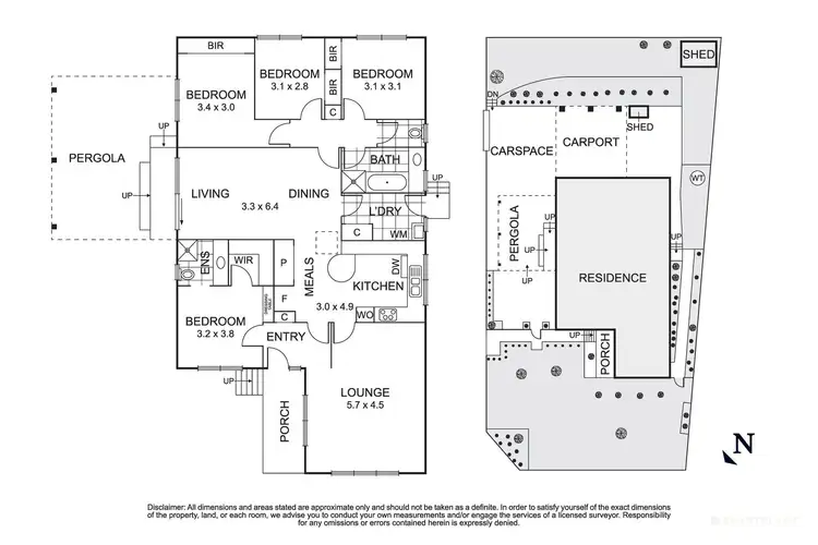 Floorplan of Homely house listing, 1 Glenmore Street, Macleod VIC 3085