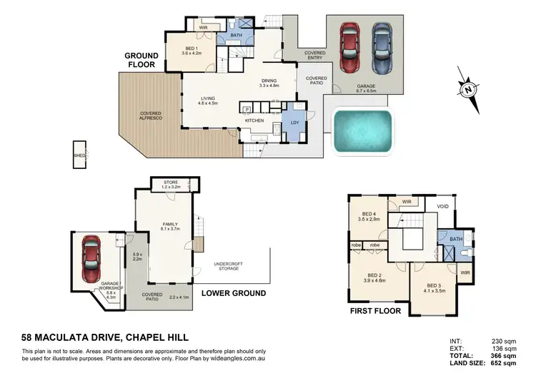 Floorplan of Homely house listing, 58 Maculata Drive, Chapel Hill QLD 4069
