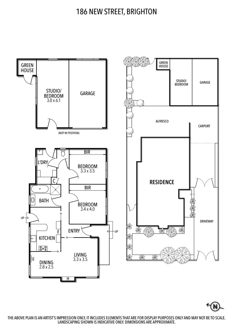 Floorplan of Homely house listing, 186 New Street, Brighton VIC 3186