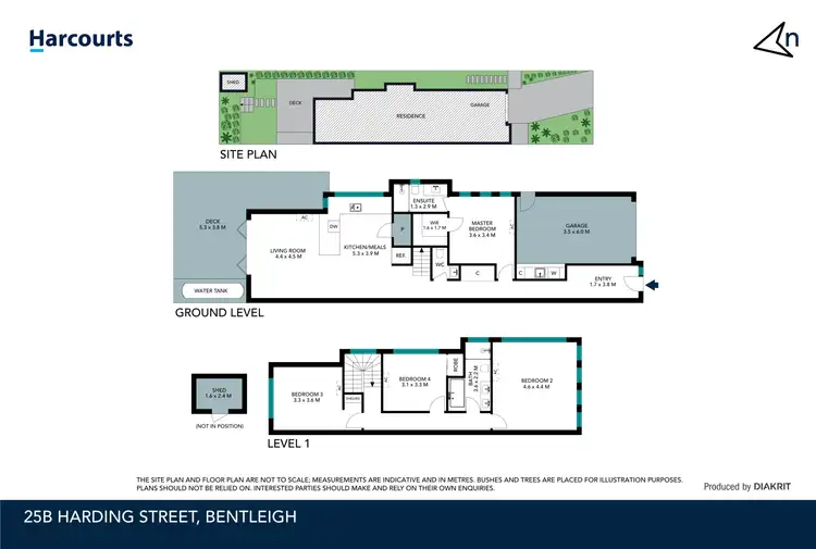Floorplan of Homely townhouse listing, 25B Harding Street, Bentleigh VIC 3204