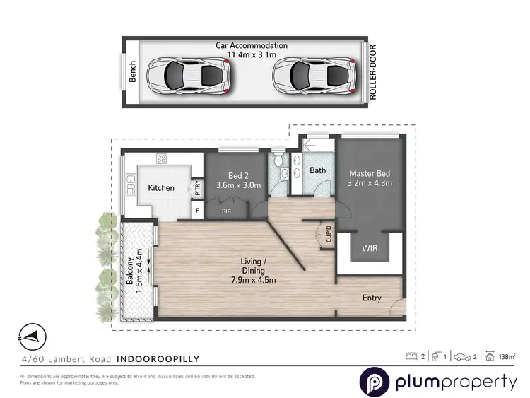 Floorplan of Homely unit listing, 4/60 Lambert Road, Indooroopilly QLD 4068