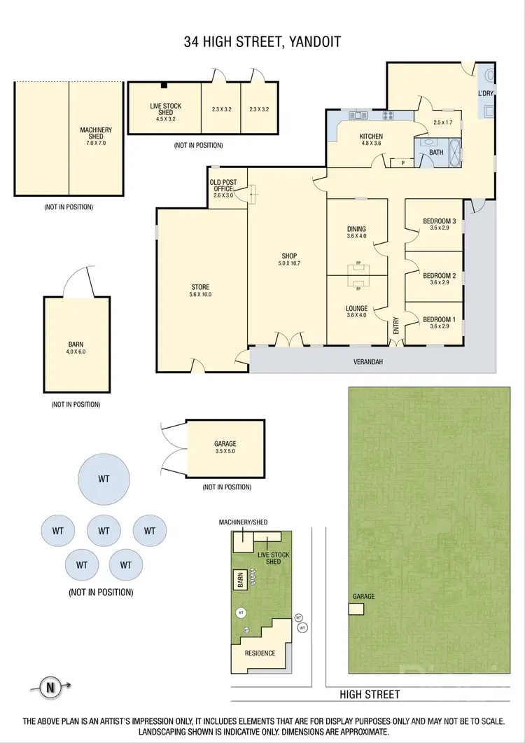 Floorplan of Homely house listing, 34 High Street, Yandoit VIC 3461