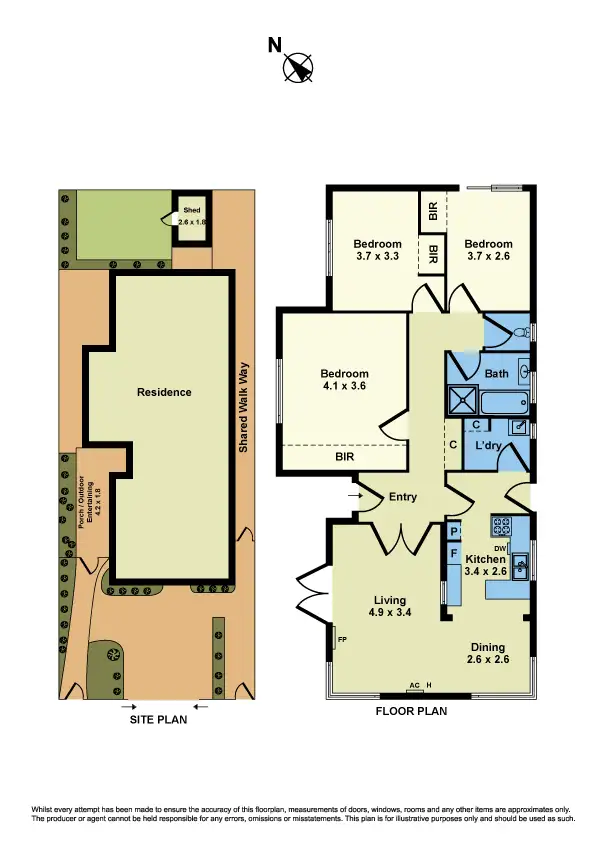 Floorplan of Homely house listing, 128 Aitken Street, Williamstown VIC 3016