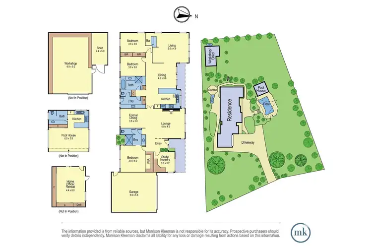 Floorplan of Homely house listing, 34 Lindon Strike Court, Research VIC 3095