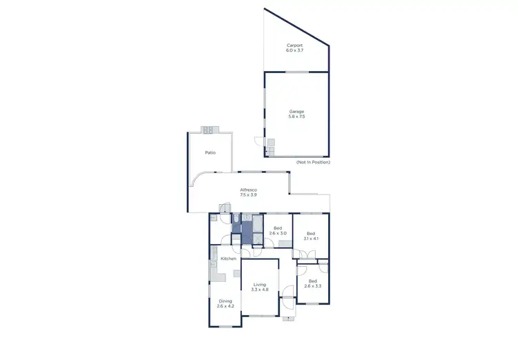 Floorplan of Homely house listing, 4 Knight Court, Ferntree Gully VIC 3156