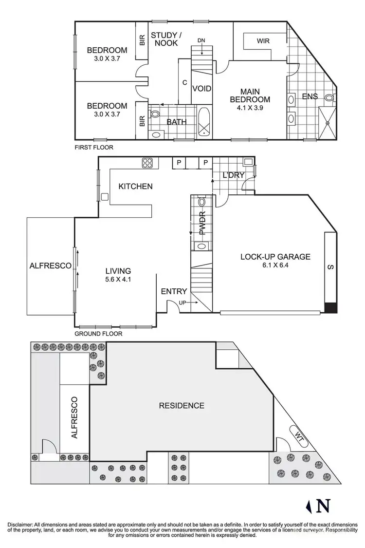 Floorplan of Homely house listing, 64 Robert Street, Bulleen VIC 3105