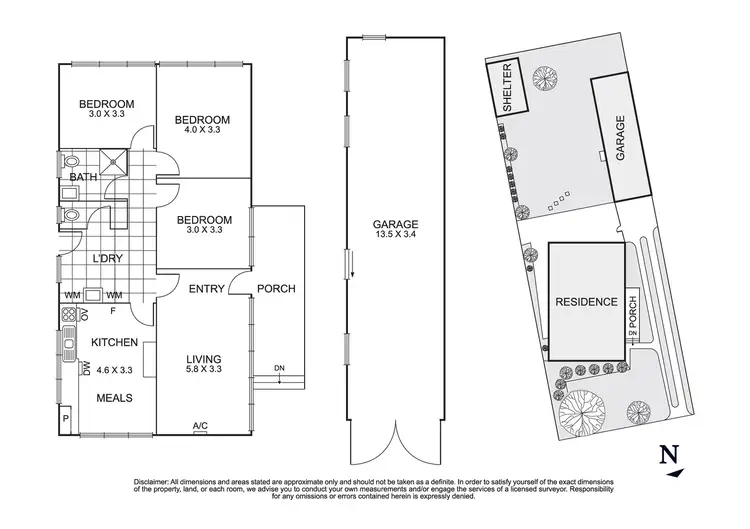 Floorplan of Homely house listing, 36 Cedric Street, Mordialloc VIC 3195