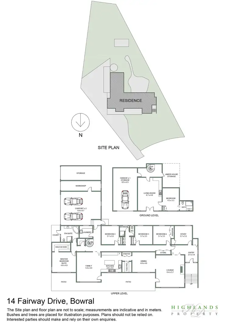 Floorplan of Homely house listing, 14 Fairway Drive, Bowral NSW 2576