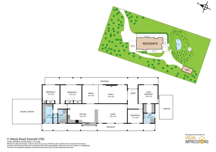 Floorplan of Homely house listing, 11 Maisie Road, Emerald VIC 3782