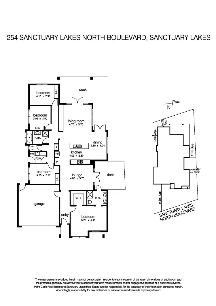 Floorplan of Homely house listing, 254 Sanctuary Lakes North Boulevard, Sanctuary Lakes VIC 3030