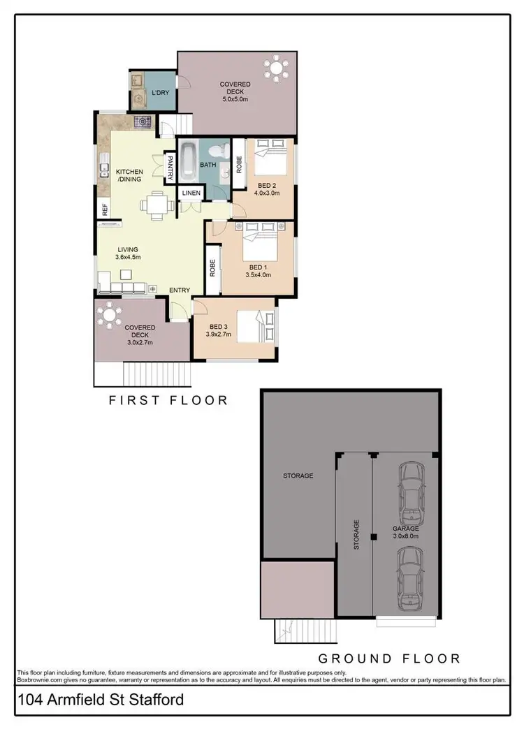 Floorplan of Homely house listing, 104 Armfield Street, Stafford QLD 4053