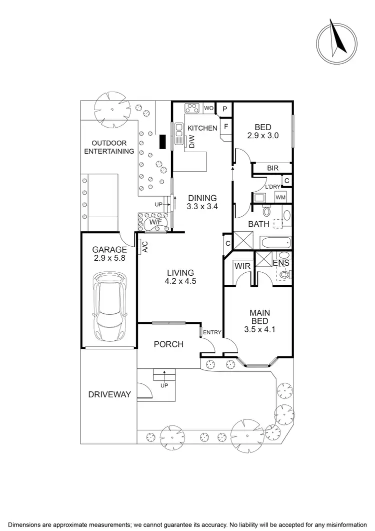 Floorplan of Homely unit listing, 72 Axford Crescent, Oakleigh South VIC 3167