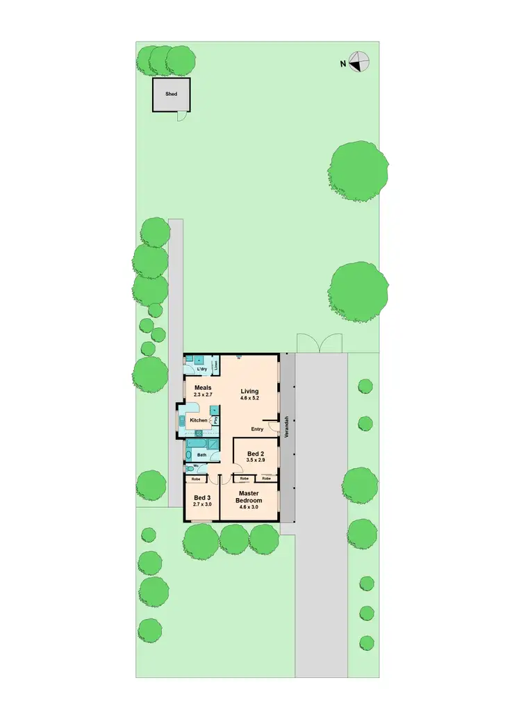 Floorplan of Homely house listing, 98 Sutherland Street, Kilmore VIC 3764