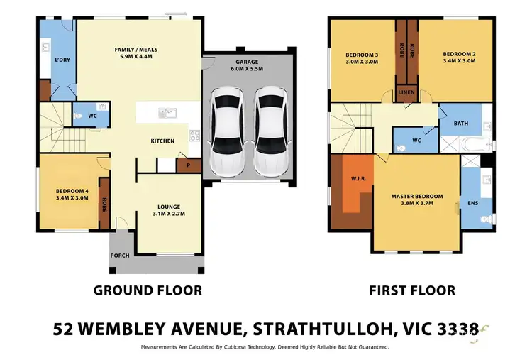 Floorplan of Homely house listing, 52 Wembley Avenue, Strathtulloh VIC 3338