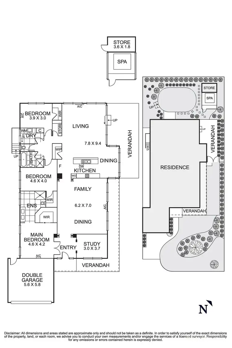Floorplan of Homely house listing, 44 Packham Place, Wonga Park VIC 3115