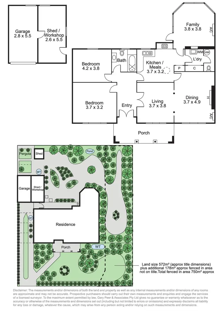 Floorplan of Homely house listing, 21 Newham Grove, Ormond VIC 3204