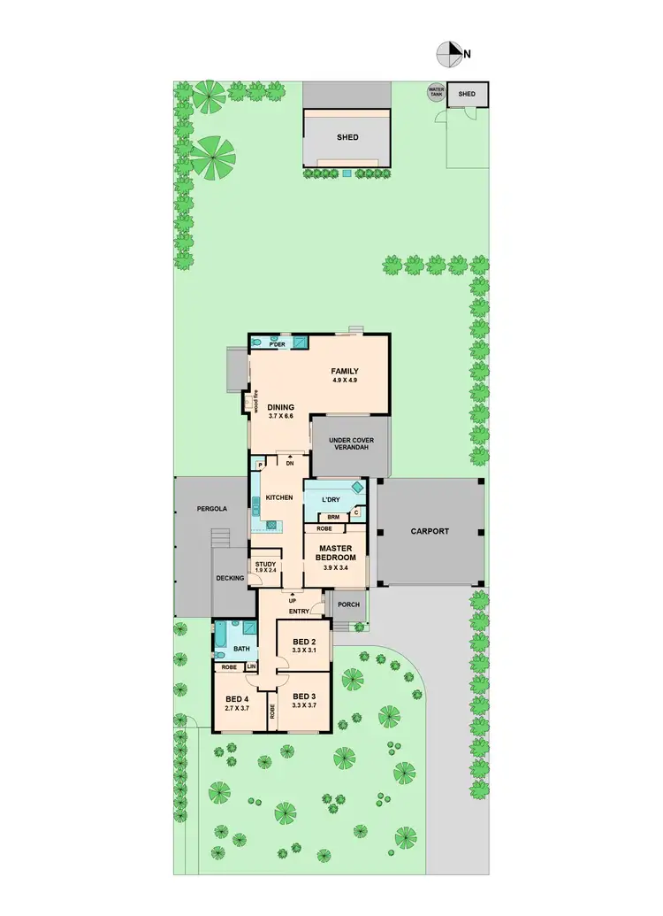 Floorplan of Homely house listing, 75 White Street, Kilmore VIC 3764