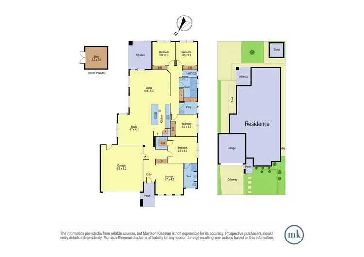 Floorplan of Homely house listing, 22 Russel Way, Doreen VIC 3754