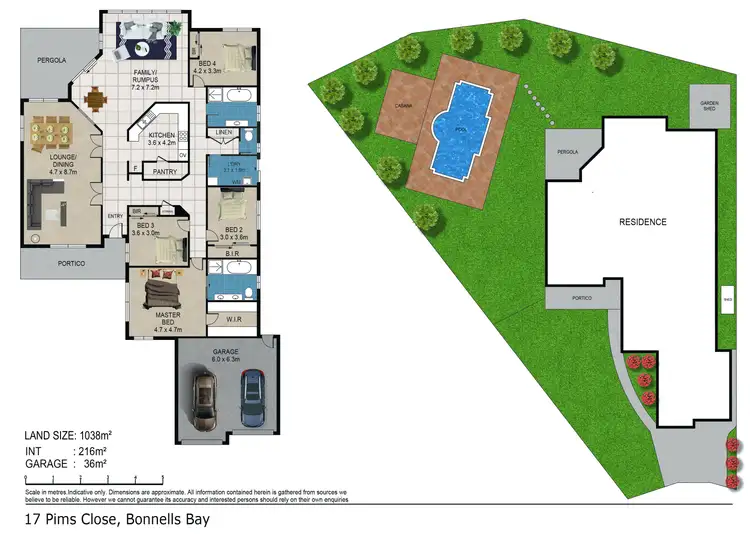 Floorplan of Homely house listing, 17 Pims Close, Bonnells Bay NSW 2264