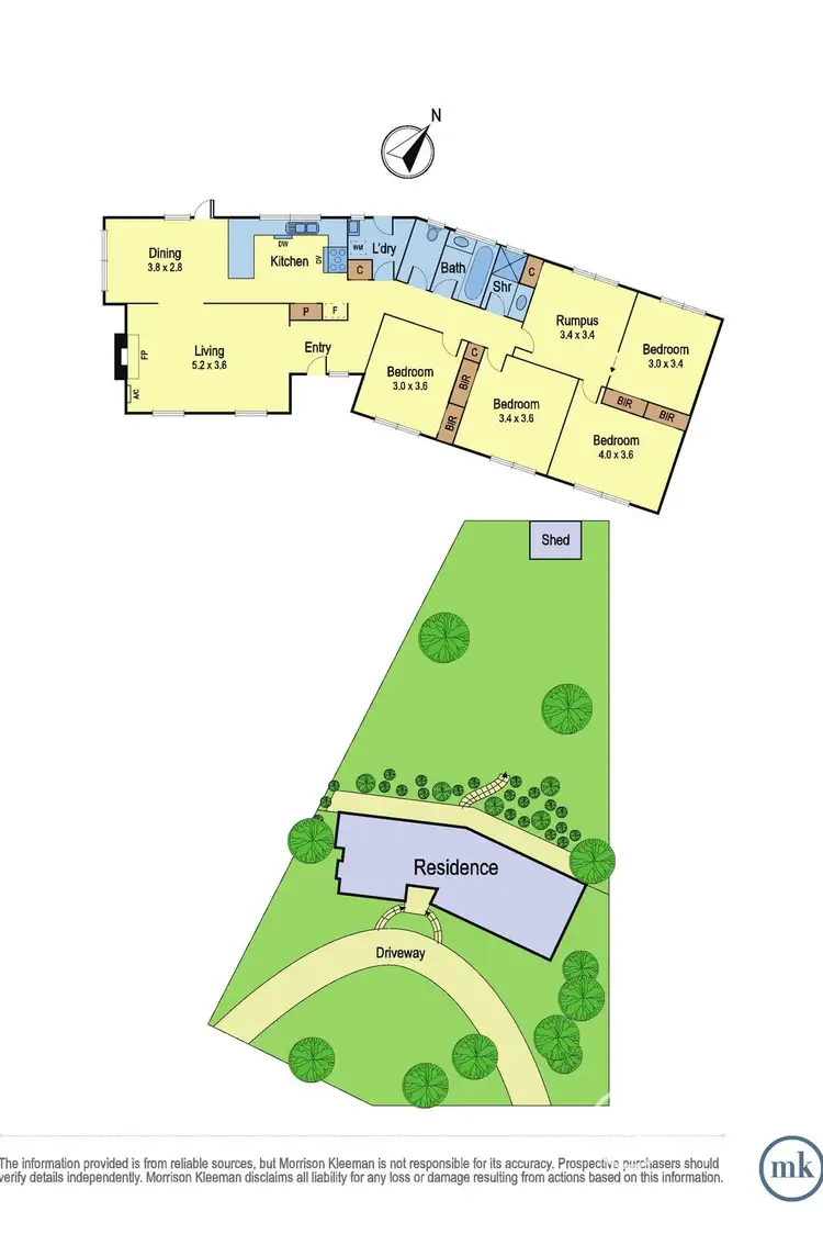 Floorplan of Homely house listing, 53 Cressy Street, Montmorency VIC 3094