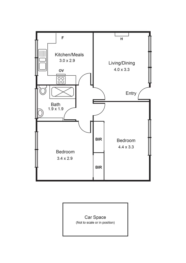 Floorplan of Homely apartment listing, 7/10 Rosstown Road, Carnegie VIC 3163