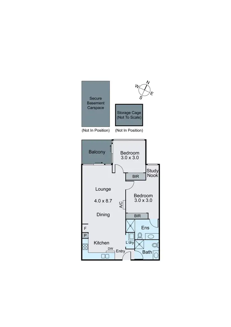 Floorplan of Homely apartment listing, 506/11 Central Avenue, Moorabbin VIC 3189