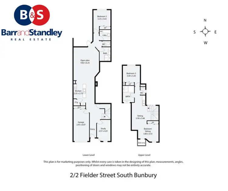 Floorplan of Homely townhouse listing, 2B Fielder Street, South Bunbury WA 6230