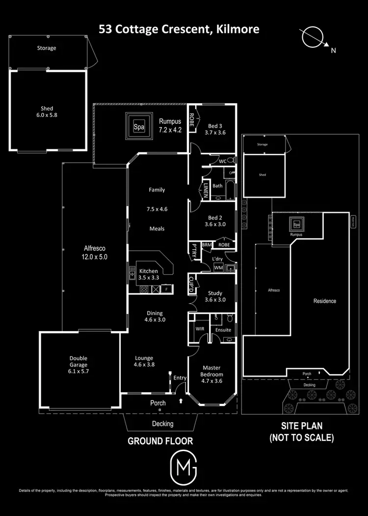 Floorplan of Homely house listing, 53 Cottage Crescent, Kilmore VIC 3764