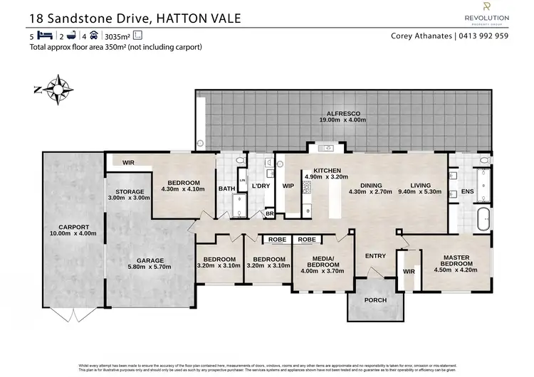 Floorplan of Homely house listing, 18 Sandstone Drive, Hatton Vale QLD 4341