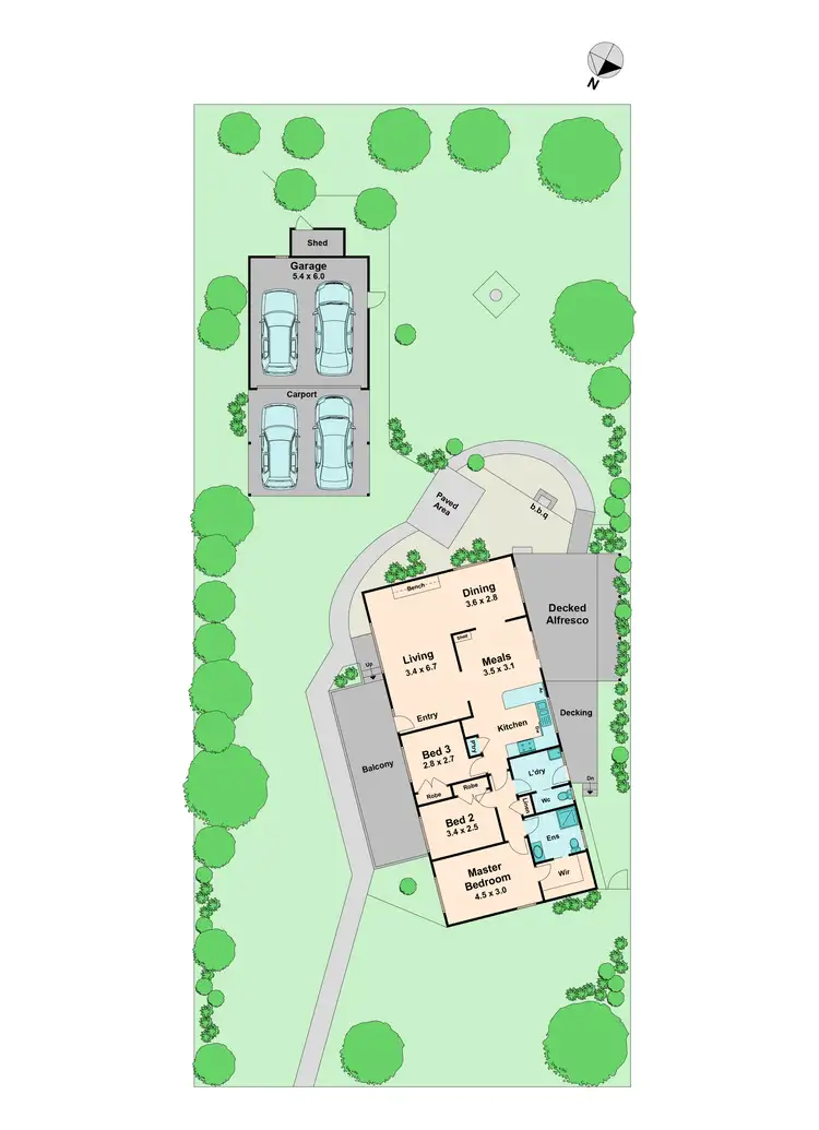 Floorplan of Homely house listing, 6 Gavan Street, Broadford VIC 3658