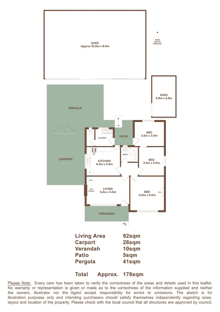 Floorplan of Homely house listing, 11 Australian Avenue, Clovelly Park SA 5042