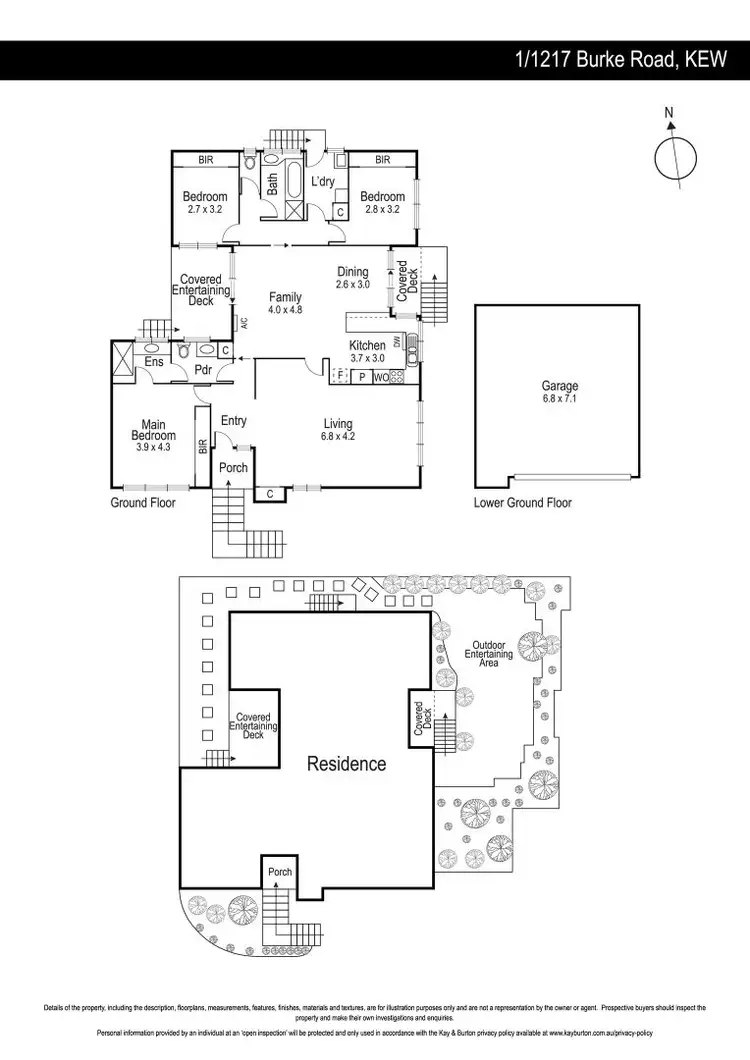 Floorplan of Homely house listing, 1/1217 Burke Road, Kew VIC 3101
