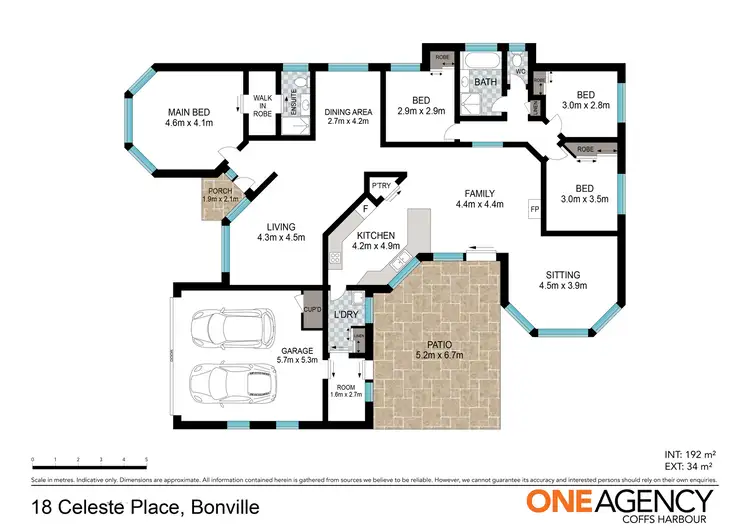 Floorplan of Homely house listing, 18 Celeste Place, Bonville NSW 2450
