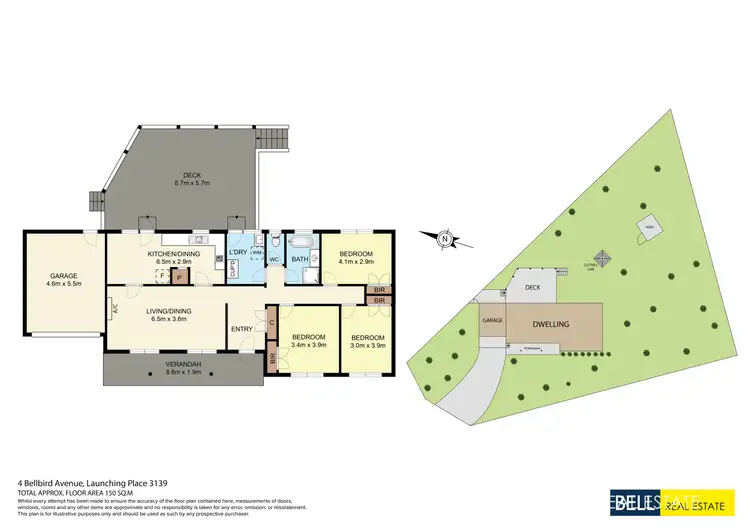 Floorplan of Homely house listing, 4 Bellbird Avenue, Launching Place VIC 3139