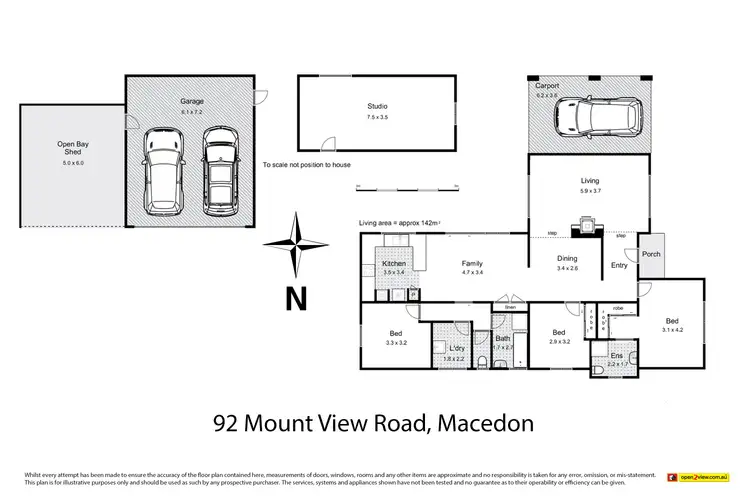 Floorplan of Homely house listing, 92 Mount View Road, Macedon VIC 3440