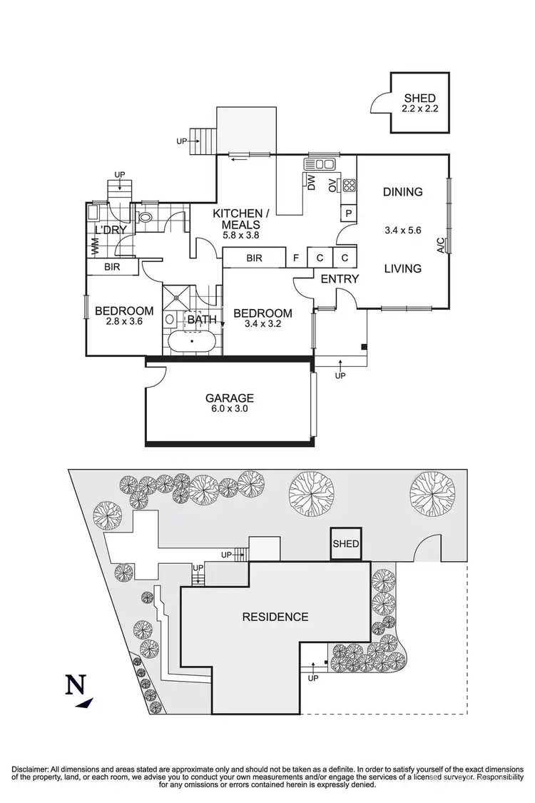 Floorplan of Homely unit listing, 6/62 Meyrick Crescent, Viewbank VIC 3084