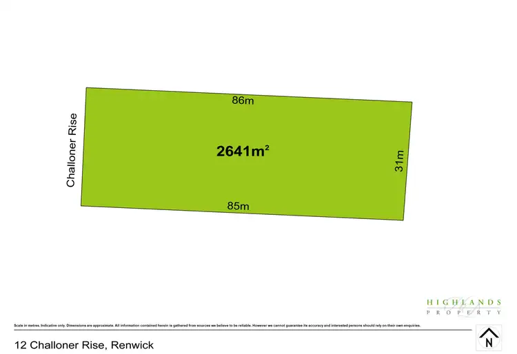 Floorplan of Homely land listing, 12 Challoner Rise, Renwick NSW 2575