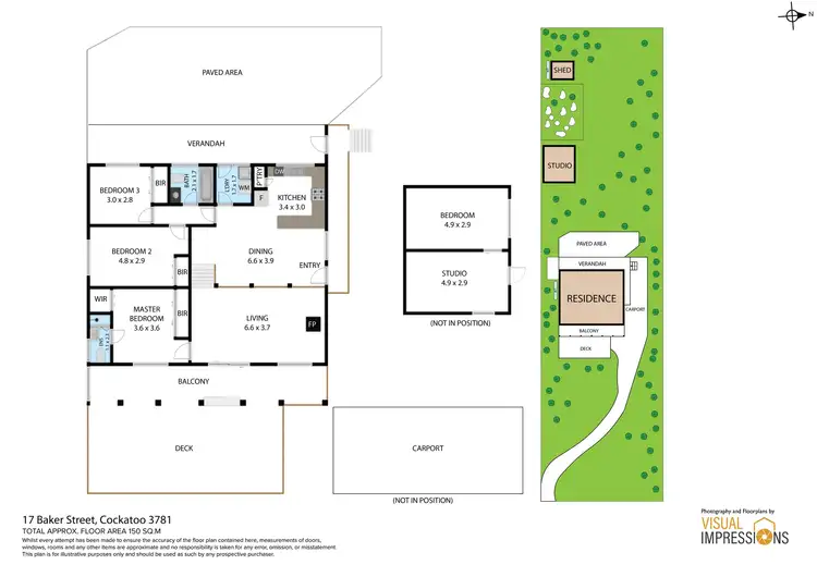 Floorplan of Homely house listing, 17 Baker Street, Cockatoo VIC 3781
