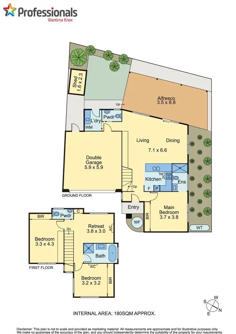 Floorplan of Homely townhouse listing, 7/19 Elmhurst Road, Bayswater North VIC 3153