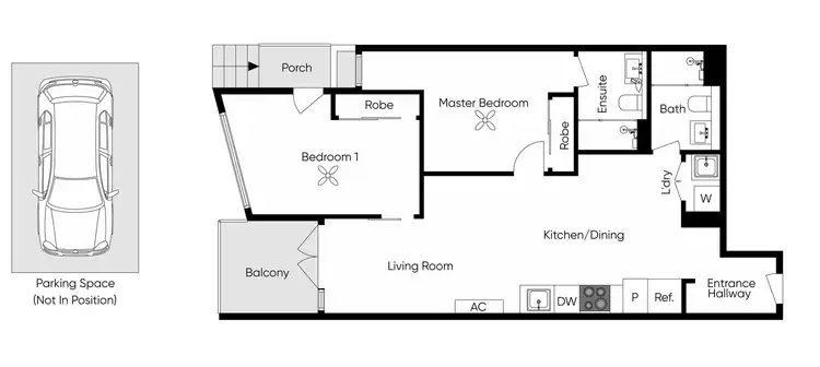 Floorplan of Homely apartment listing, Address available on request
