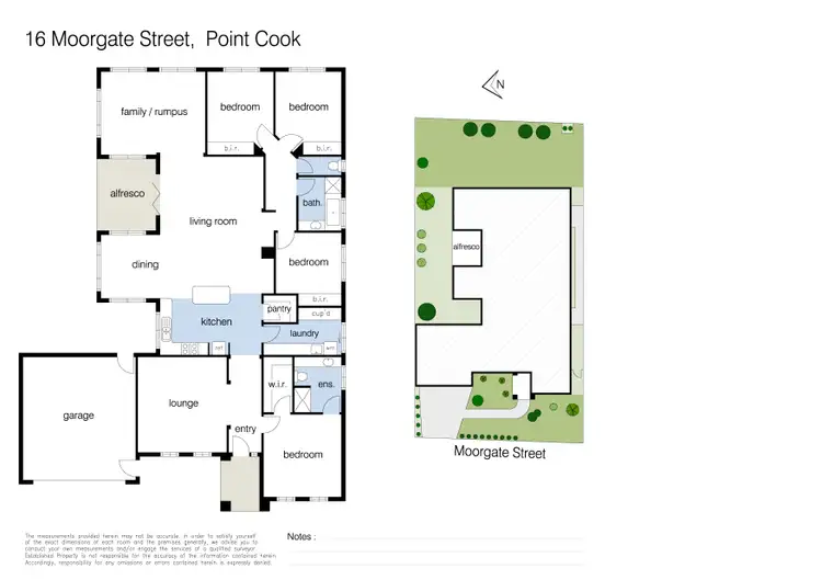 Floorplan of Homely house listing, 16 Moorgate Street, Point Cook VIC 3030